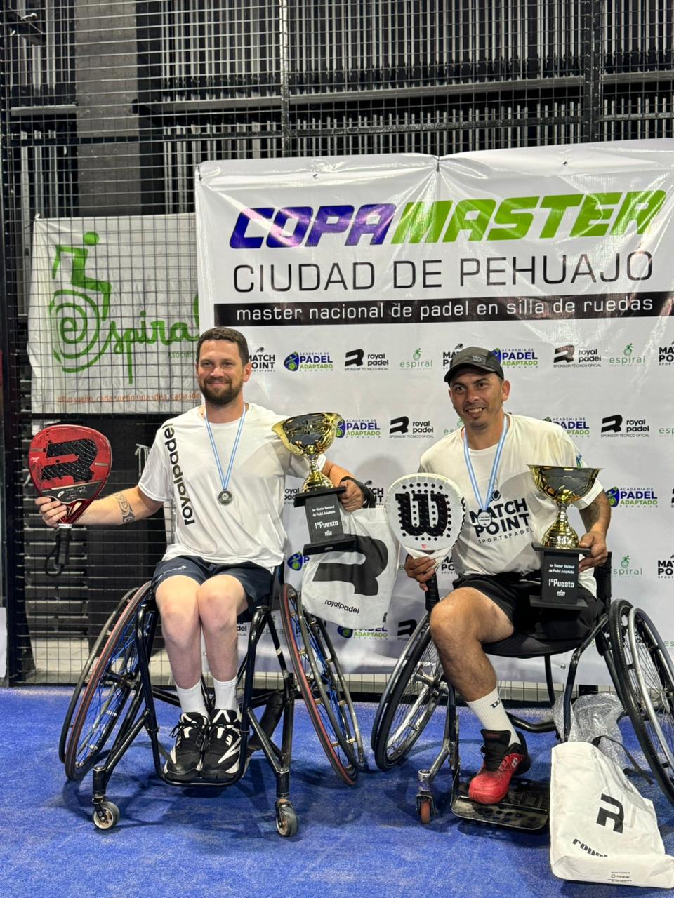 Nota: PADEL SOBRE SILLAS DE RUEDAS: GALEANO Y WOOLEY, CAMPEONES DEL PRIMER MÁSTER NACIONAL