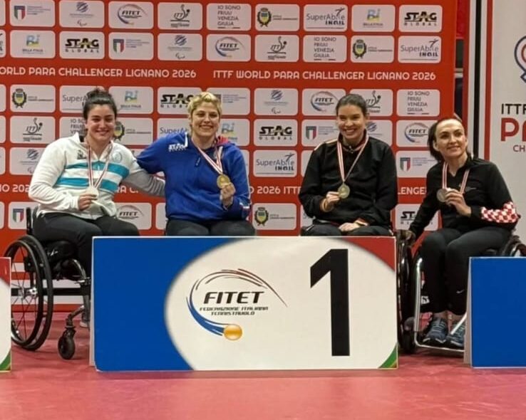 Nota: TENIS DE MESA ADAPTADO: CONSTANZA GARRONE, MEDALLA PLATEADA EN ITALIA