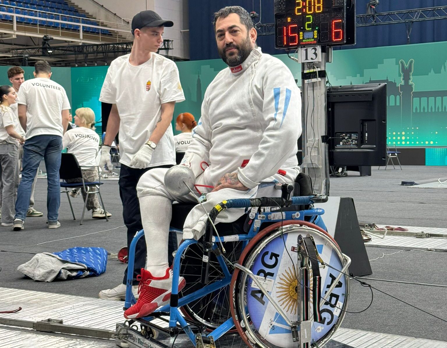 Nota: ESGRIMA PARALÍMPICA: CARLOS FREITAS PARTICIPÓ EN LA COPA DEL MUNDO Y SE MANTIENE EN EL TOP TEN