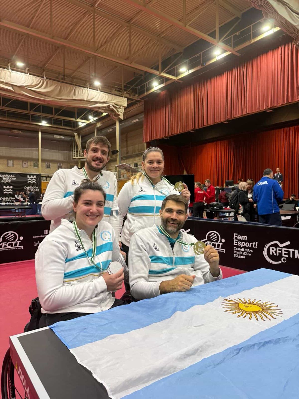 Nota: TENIS DE MESA ADAPTADO: GISELLE MUÑOZ Y GABRIEL COPOLA SUMARON DOS MEDALLAS DORADAS PARA ARGENTINA EN ESPAÑA