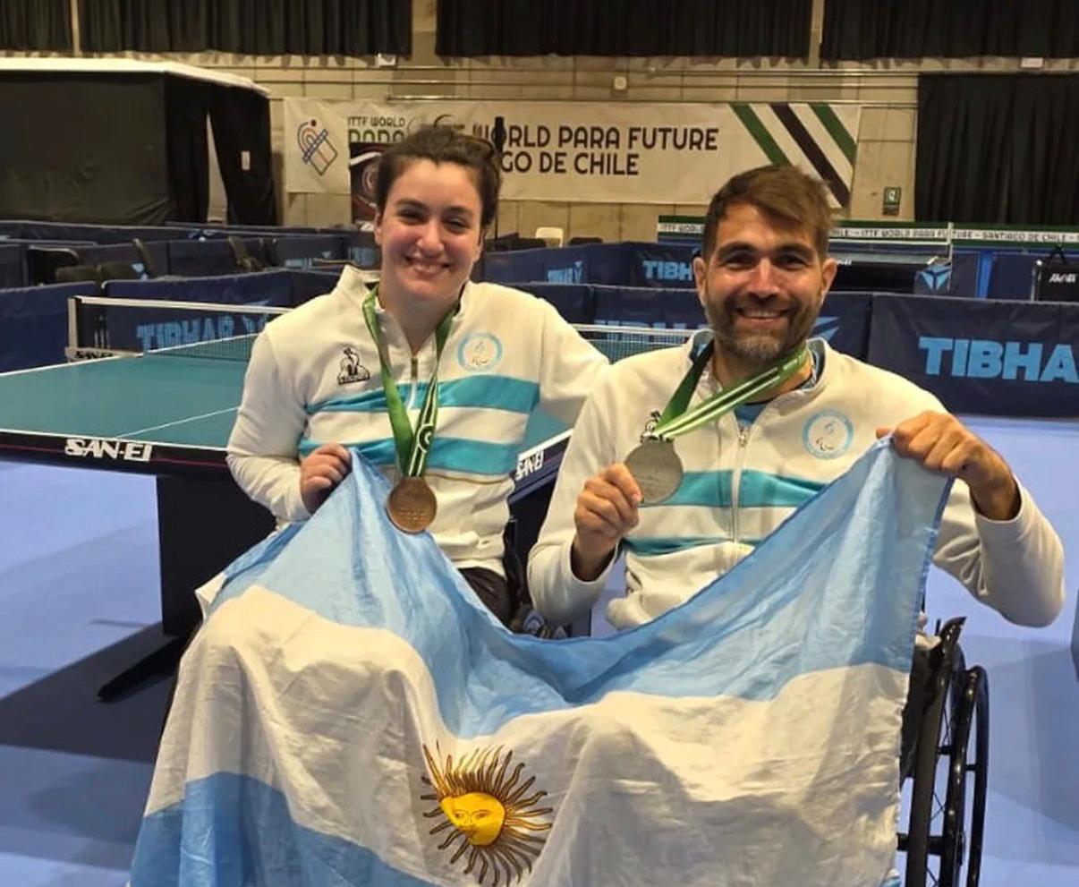 Nota: TENIS DE MESA ADAPTADO: COPOLA Y GARRONE, CONQUISTARON LAS PRIMERAS MEDALLAS PARA ARGENTINA EN CHILE