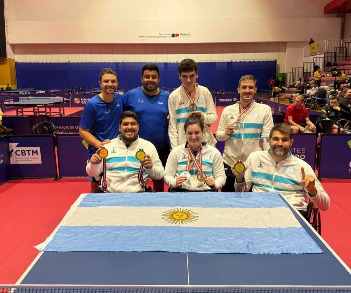 Nota: HISTÓRICO / TENIS DE MESA ADAPTADO: ARGENTINA TIENE 7 JUGADORES EN EL TOP 10 DEL RANKING MUNDIAL Y 3 PAREJAS EN DOBLES