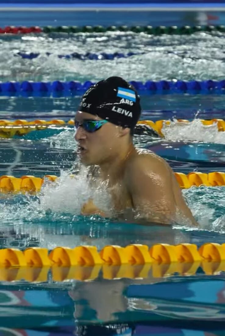 Nota: NATACIÓN: JOAQUÍN LEIVA, MEDALLA DORADA Y RÉCORD EN MÉXICO