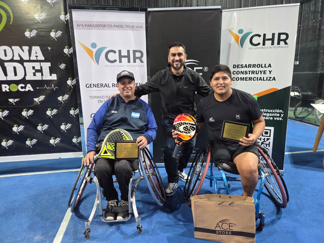 Nota: PÁDEL EN SILLA DE RUEDAS: DIEGO MOLINER Y MARCO JEREZ, CAMPEONES DEL “GENERAL ROCA OPEN”