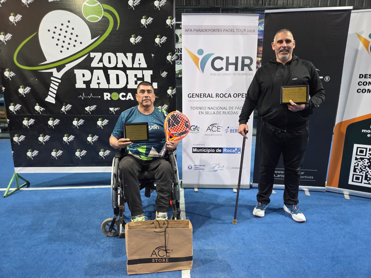 Nota: PÁDEL EN SILLA DE RUEDAS: LOS NEUQUINOS RICARDO LEIVA Y DARÍO CUEVAS SE QUEDARON CON EL SECOND DRAW DEL “GENERAL ROCA OPEN”