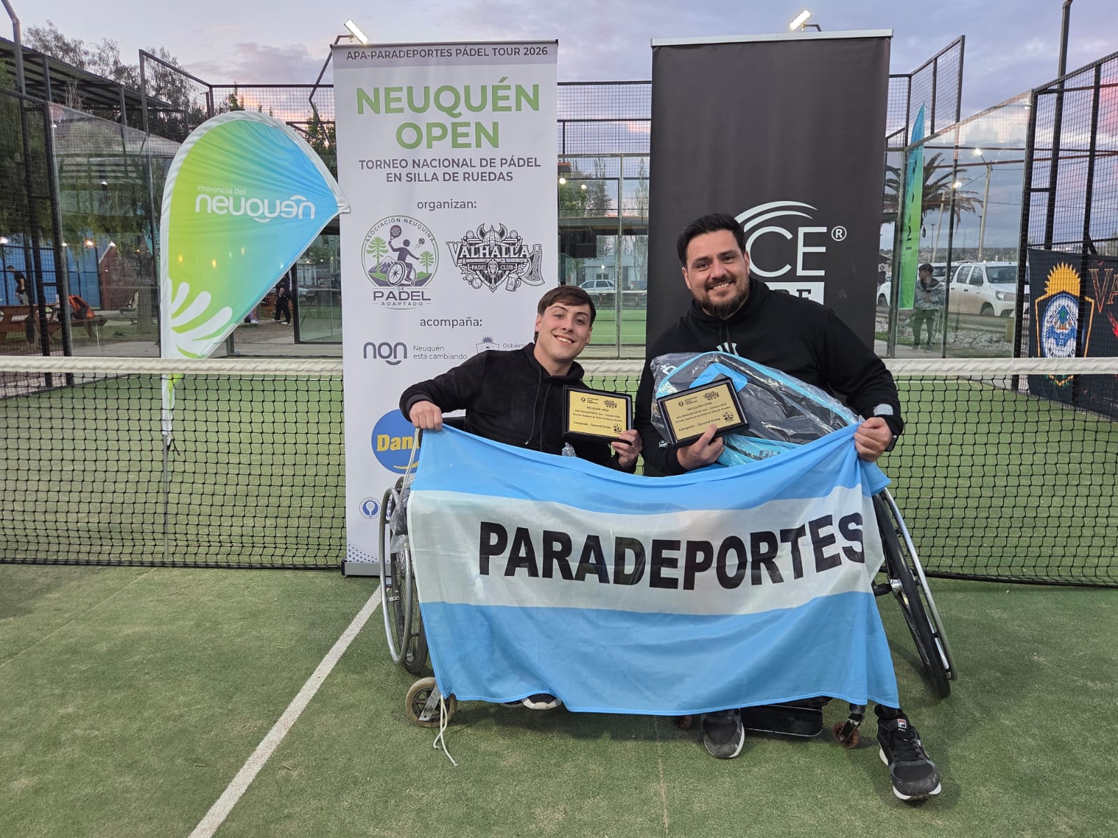 Nota: PÁDEL EN SILLA DE RUEDAS: ALEJO RIOLFO Y EZEQUIEL CABRERA, CAMPEONES DEL SECOND DRAW DEL “NEUQUÉN OPEN”